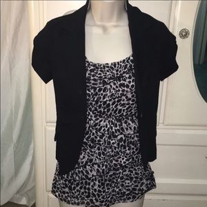 Jessica Simpson leopard blouse